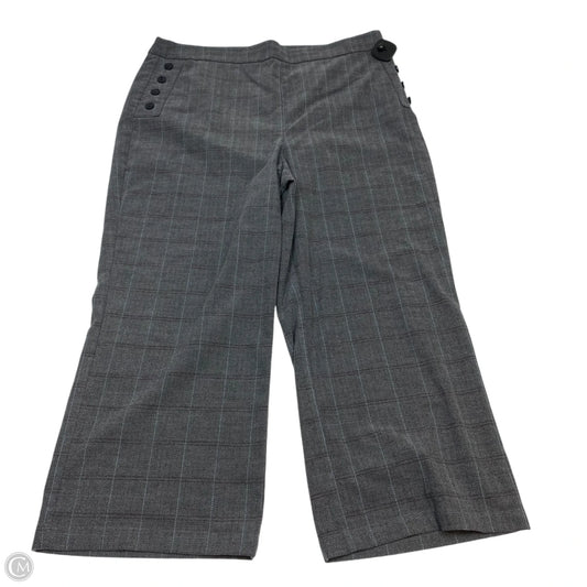Pants Wide Leg By Loft In Grey, Size: 16
