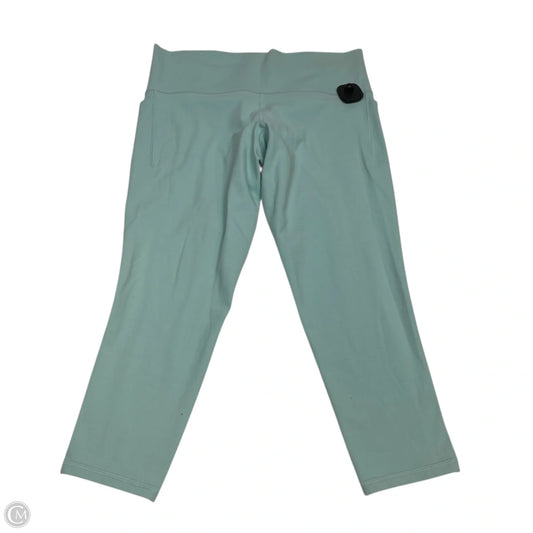Athletic Leggings Capris By Athleta In Green, Size: 1x
