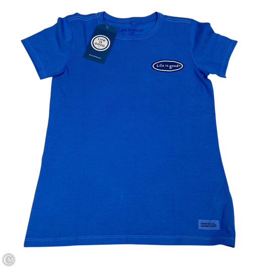 Top Short Sleeve Basic By Life Is Good In Blue, Size: Xs