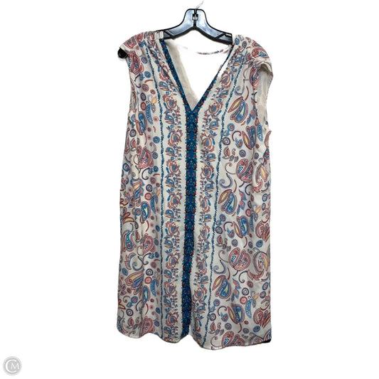 Dress Casual Short By Loft In Blue & Red & White, Size: Lp