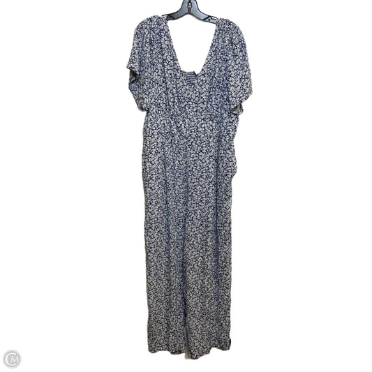 Jumpsuit By Old Navy In Blue & White, Size: Xxl