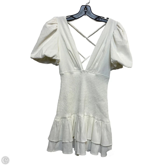 Dress Casual Short By Hello Molly In White, Size: S