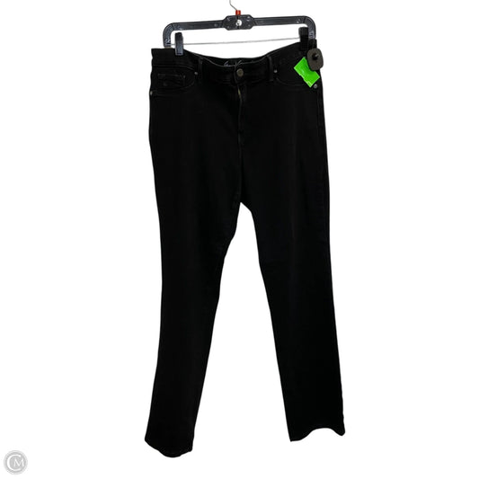 Jeans Skinny By Gloria Vanderbilt In Black Denim, Size: 12
