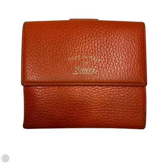 Wallet Luxury Designer By Gucci, Size: Small