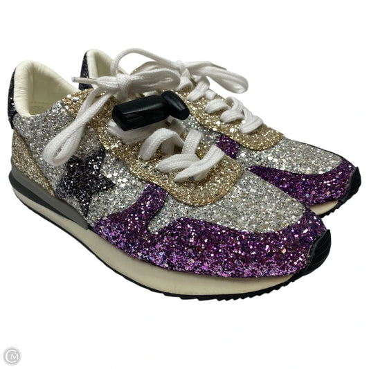 Shoes Sneakers By Vintage Havana In Purple & Silver, Size: 7.5