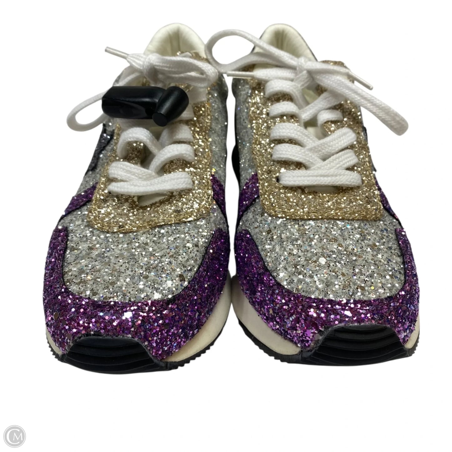 Shoes Sneakers By Vintage Havana In Purple & Silver, Size: 7.5