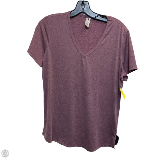 Athletic Top Short Sleeve By 90 Degrees By Reflex In Red, Size: M