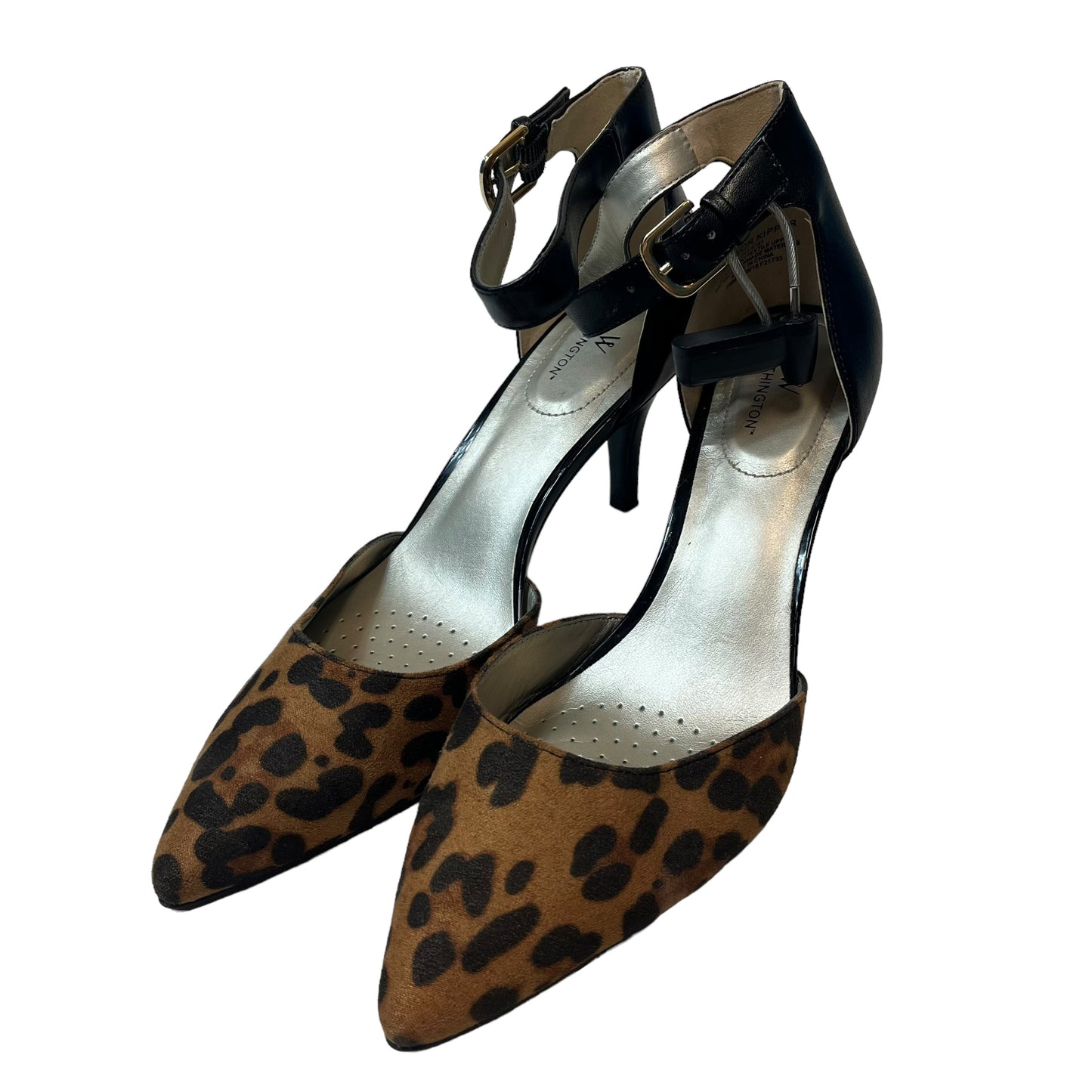 Black & Brown Shoes Heels Kitten Worthington, Size 9