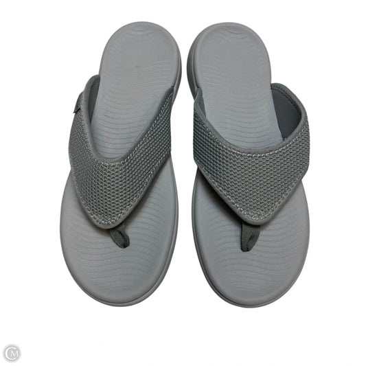 Sandals Flip Flops By Dreampairs In Grey, Size: 11