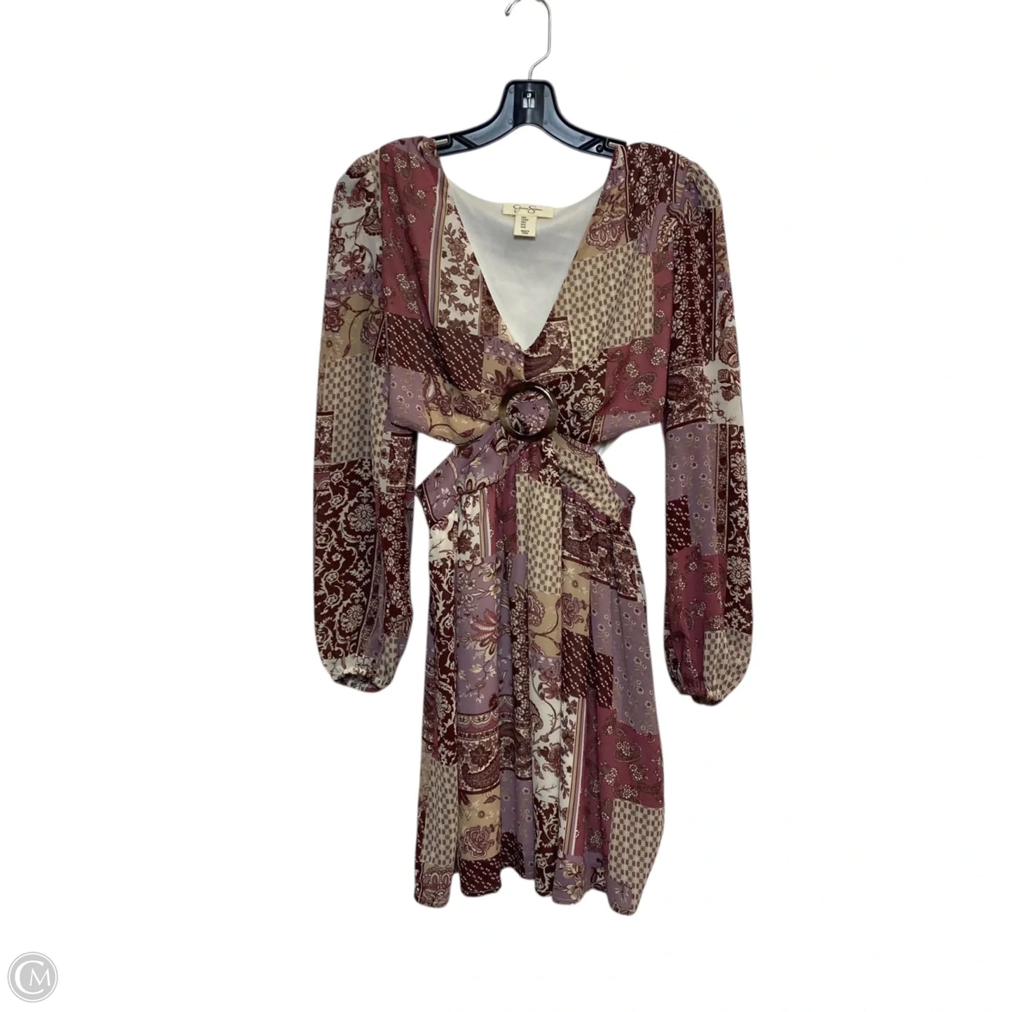 Dress Casual Short By Jessica Simpson In Pink & Purple, Size: S