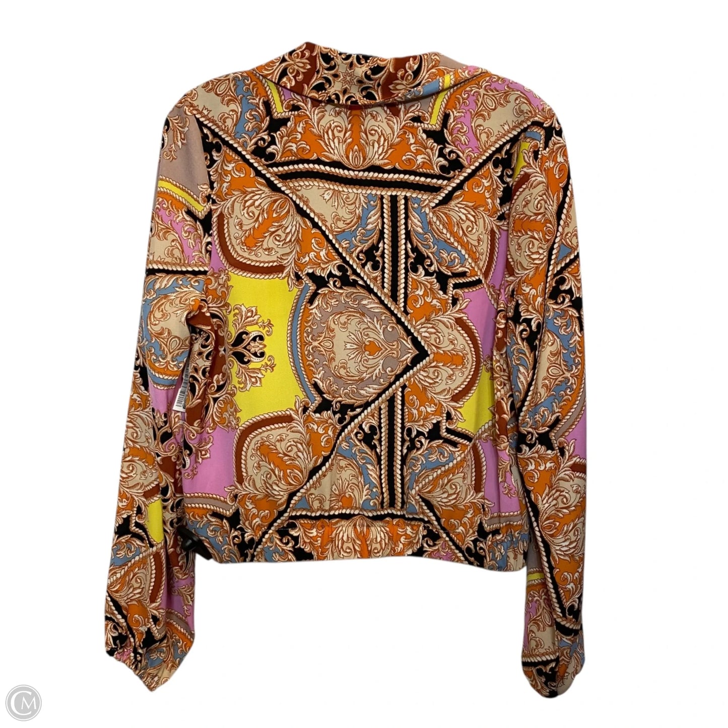 Top Long Sleeve By Intempo In Multi-colored, Size: S