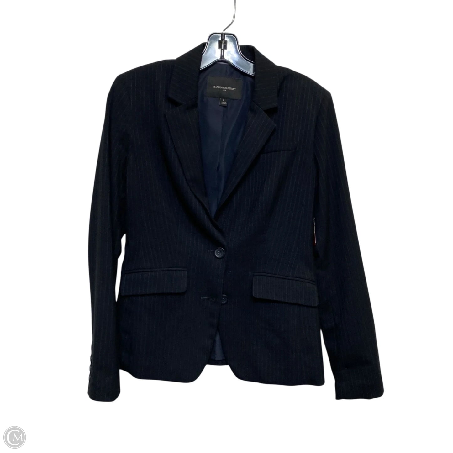 Blazer By Banana Republic In Navy, Size: Xs
