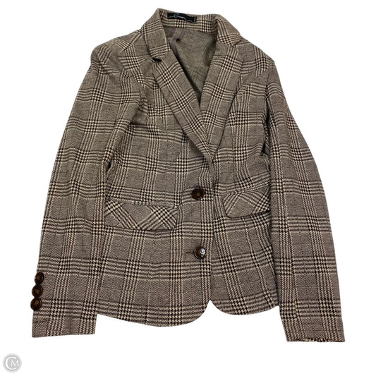 Blazer By Crimson In Brown & Tan, Size: Xs