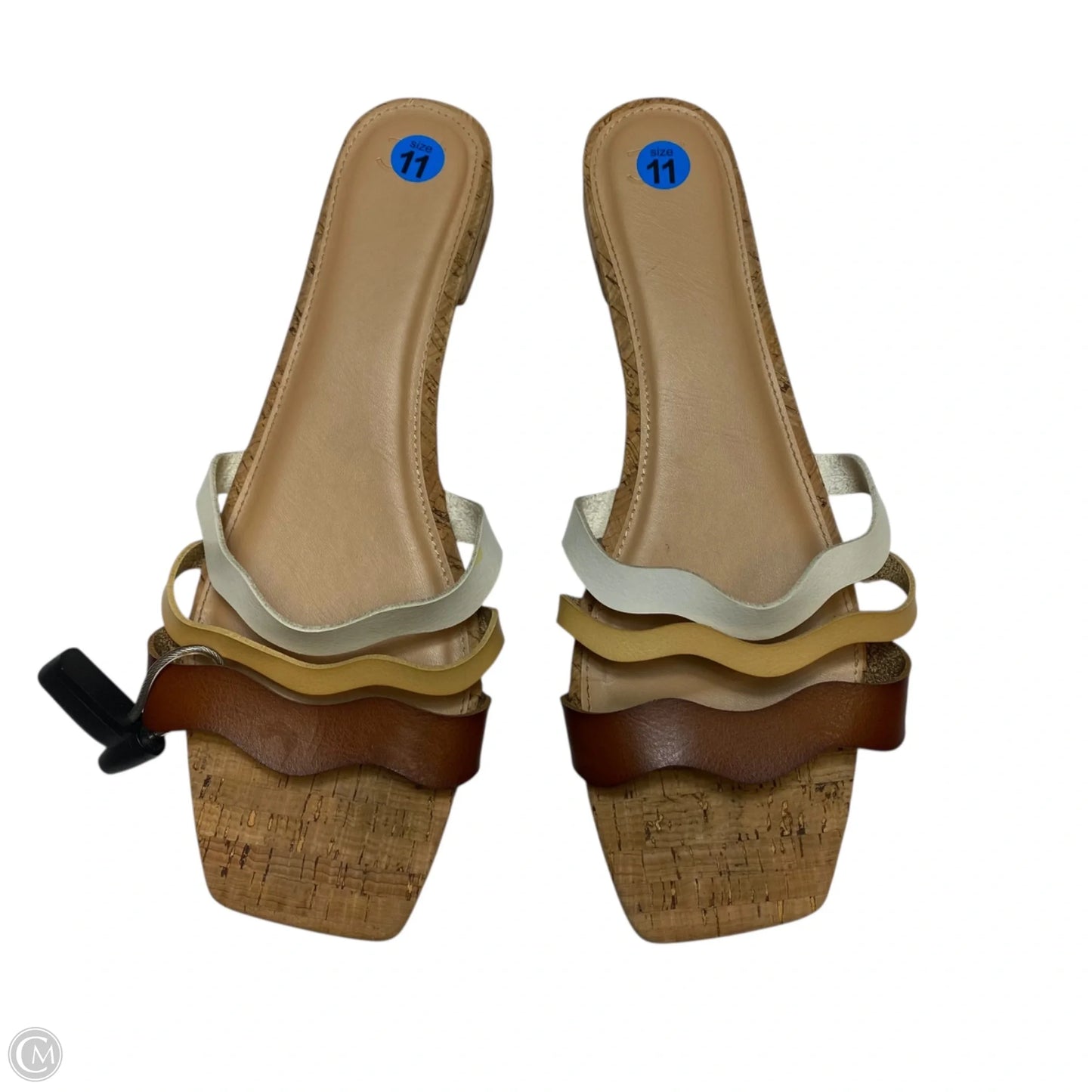 Sandals Flats By Joe Fresh In Tan, Size: 11