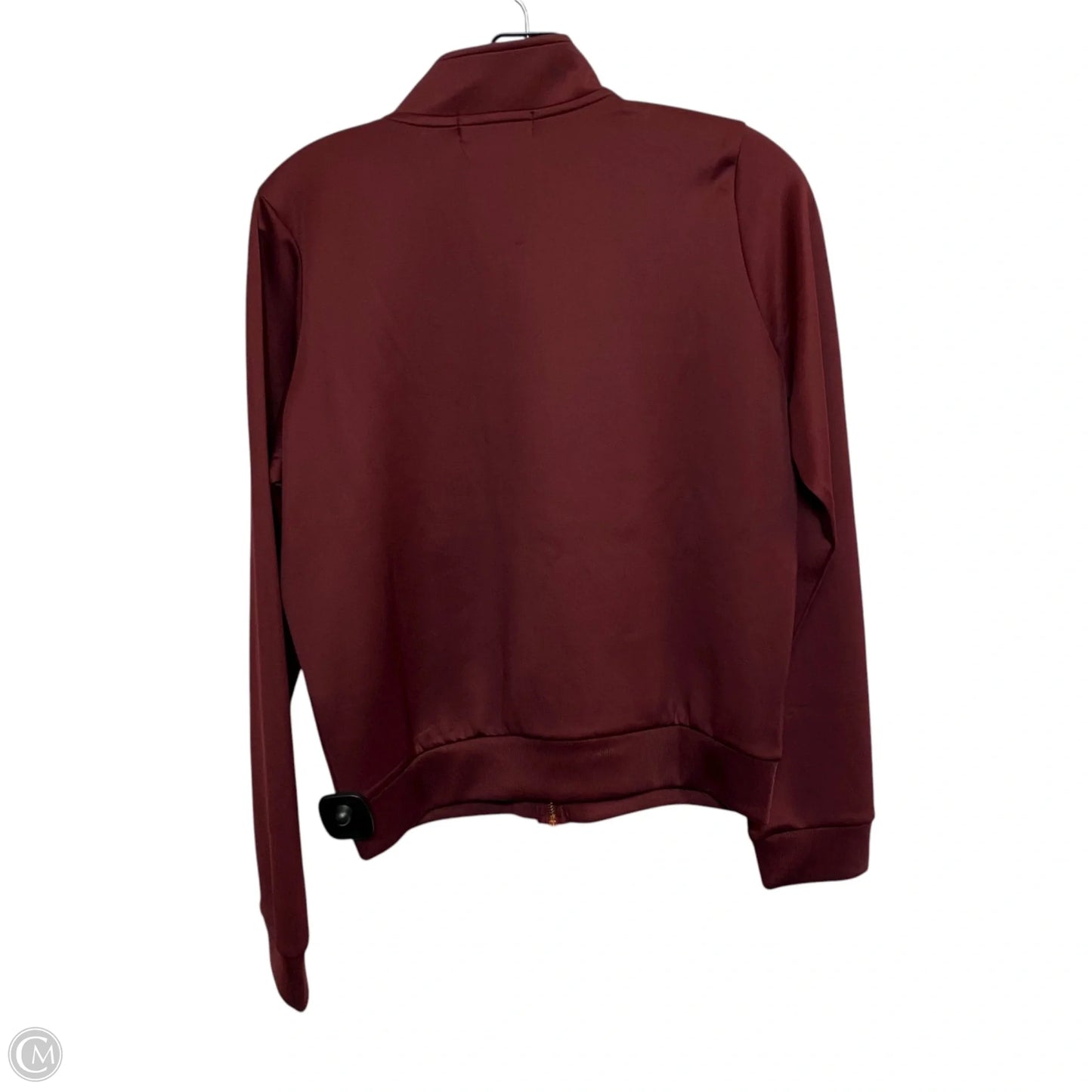 Athletic Jacket By Guess In Red, Size: S