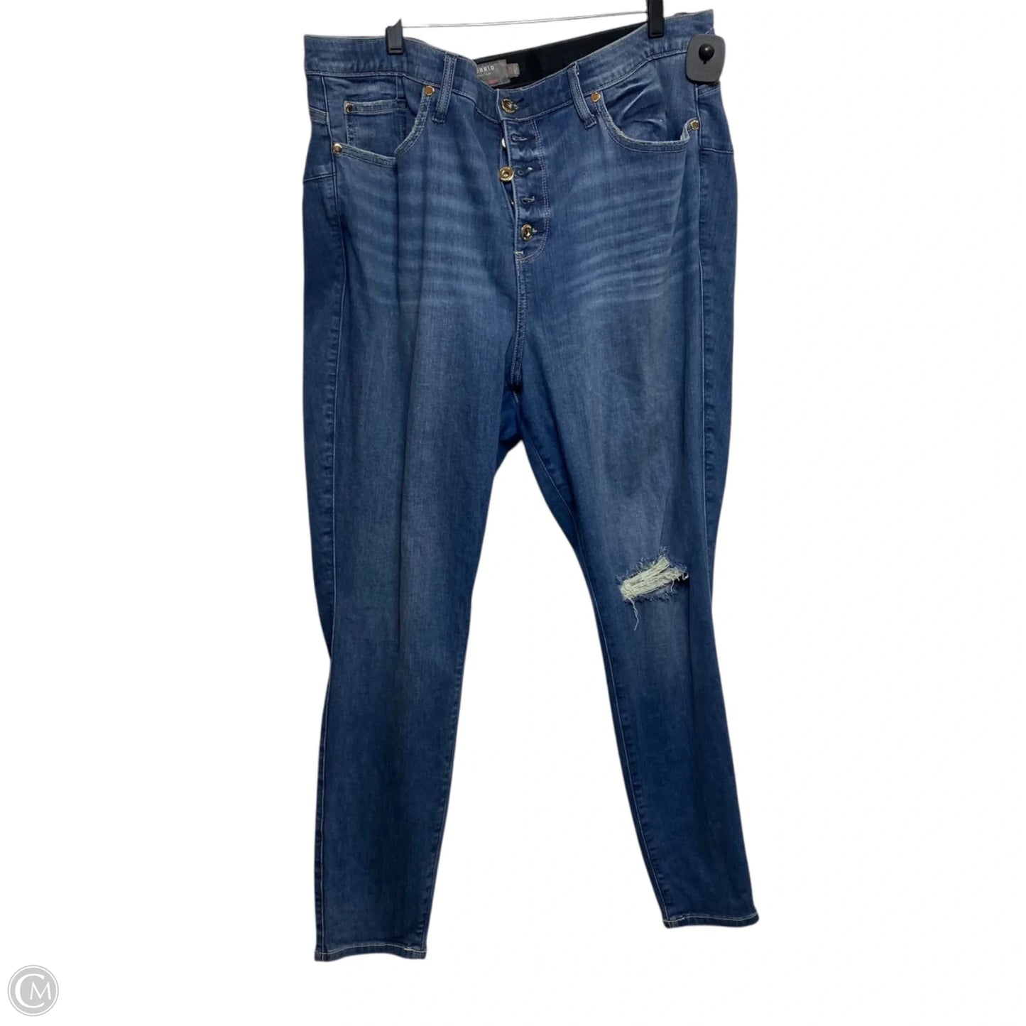 Jeans Skinny By Torrid In Blue Denim, Size: 22