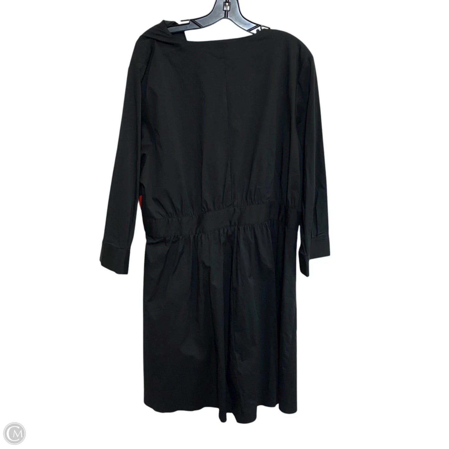 Tunic 3/4 Sleeve By Eloquii In Black, Size: 3x