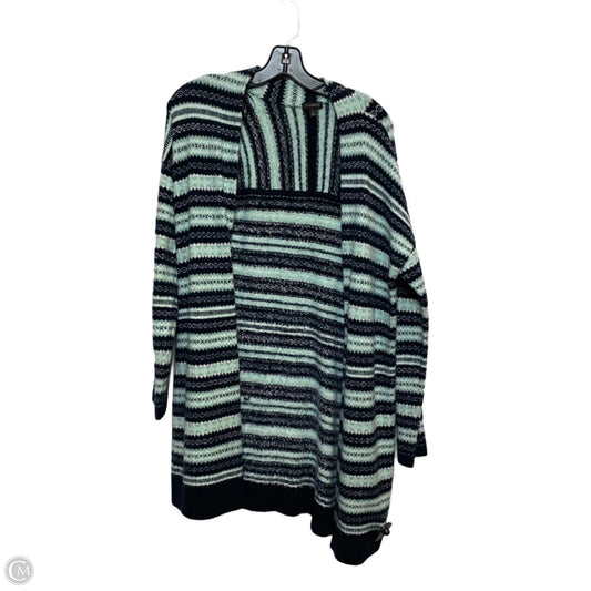 Sweater Cardigan By Talbots In Blue & Green, Size: S
