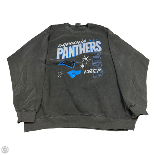 Sweatshirt Crewneck By Comfort Colors In Grey, Size: 2x