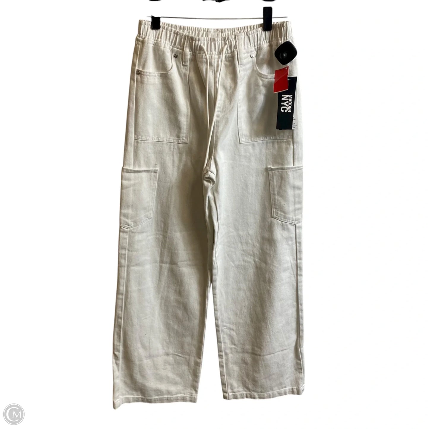 Jeans Wide Leg By Madden Nyc In White Denim, Size: Xs