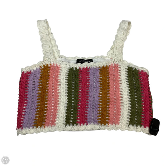 Top Sleeveless By Minkpink In Multi-colored, Size: M