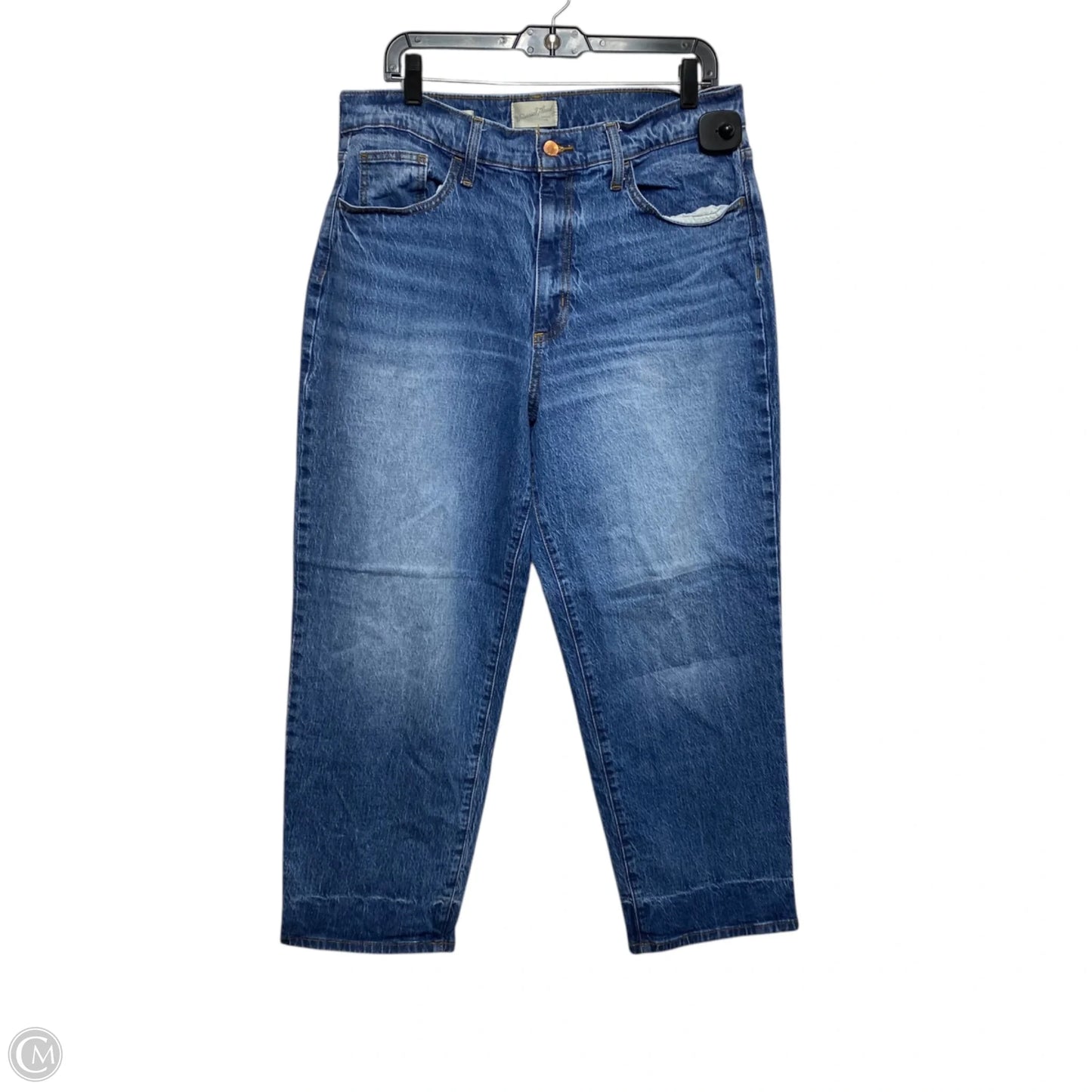 Jeans Straight By Universal Thread In Blue Denim, Size: 14