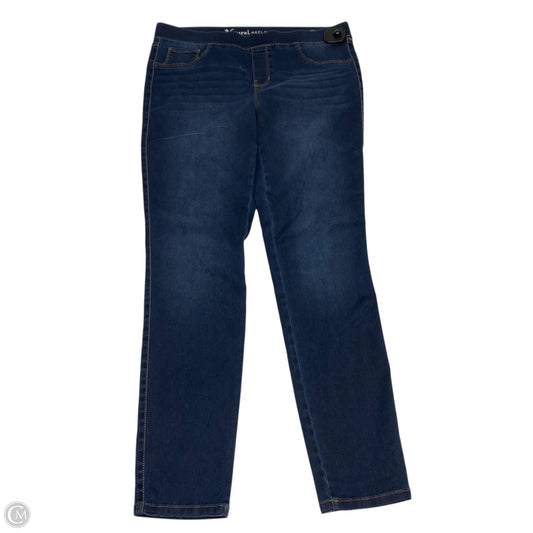 Jeans Jeggings By Natural Reflections In Blue Denim, Size: L