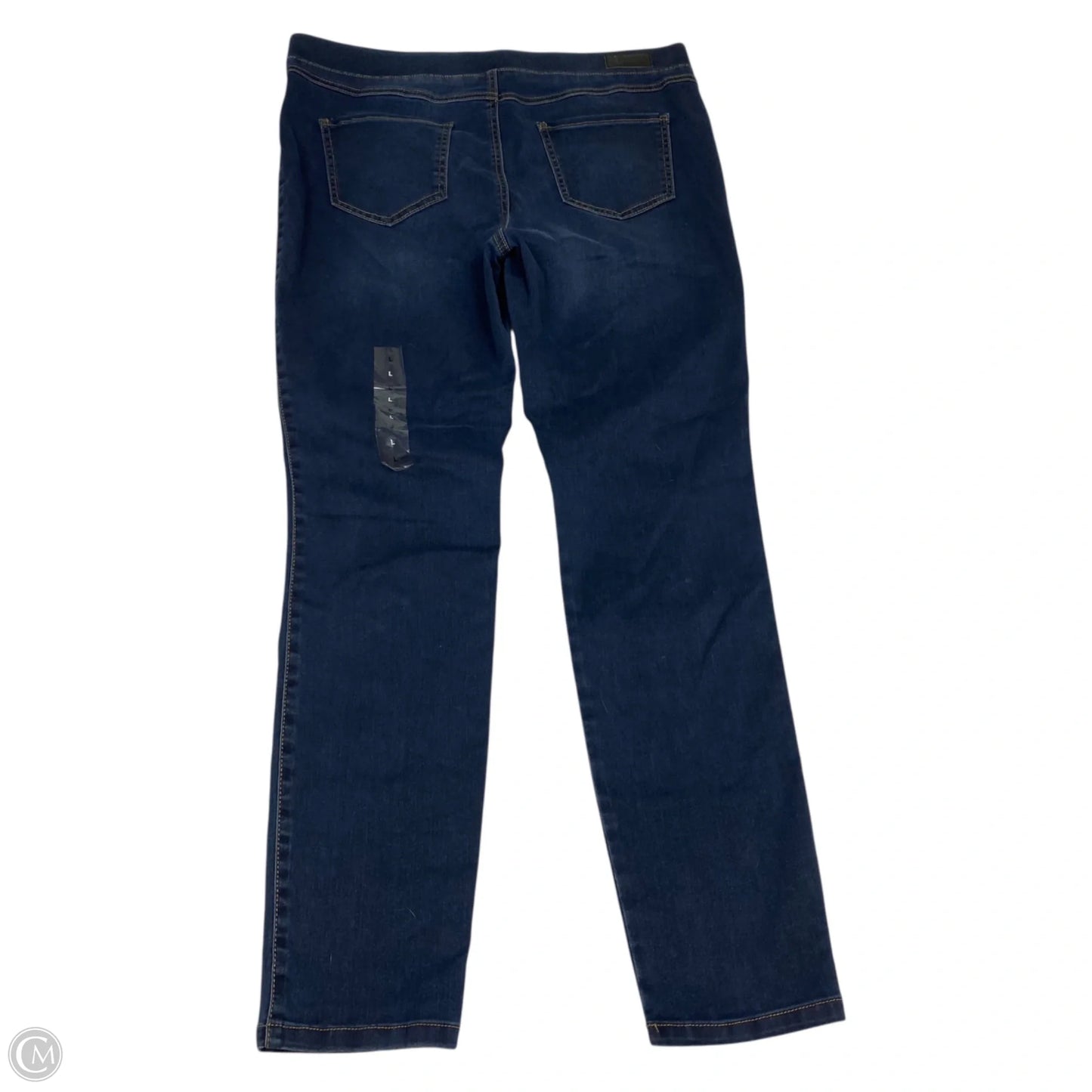 Jeans Jeggings By Natural Reflections In Blue Denim, Size: L