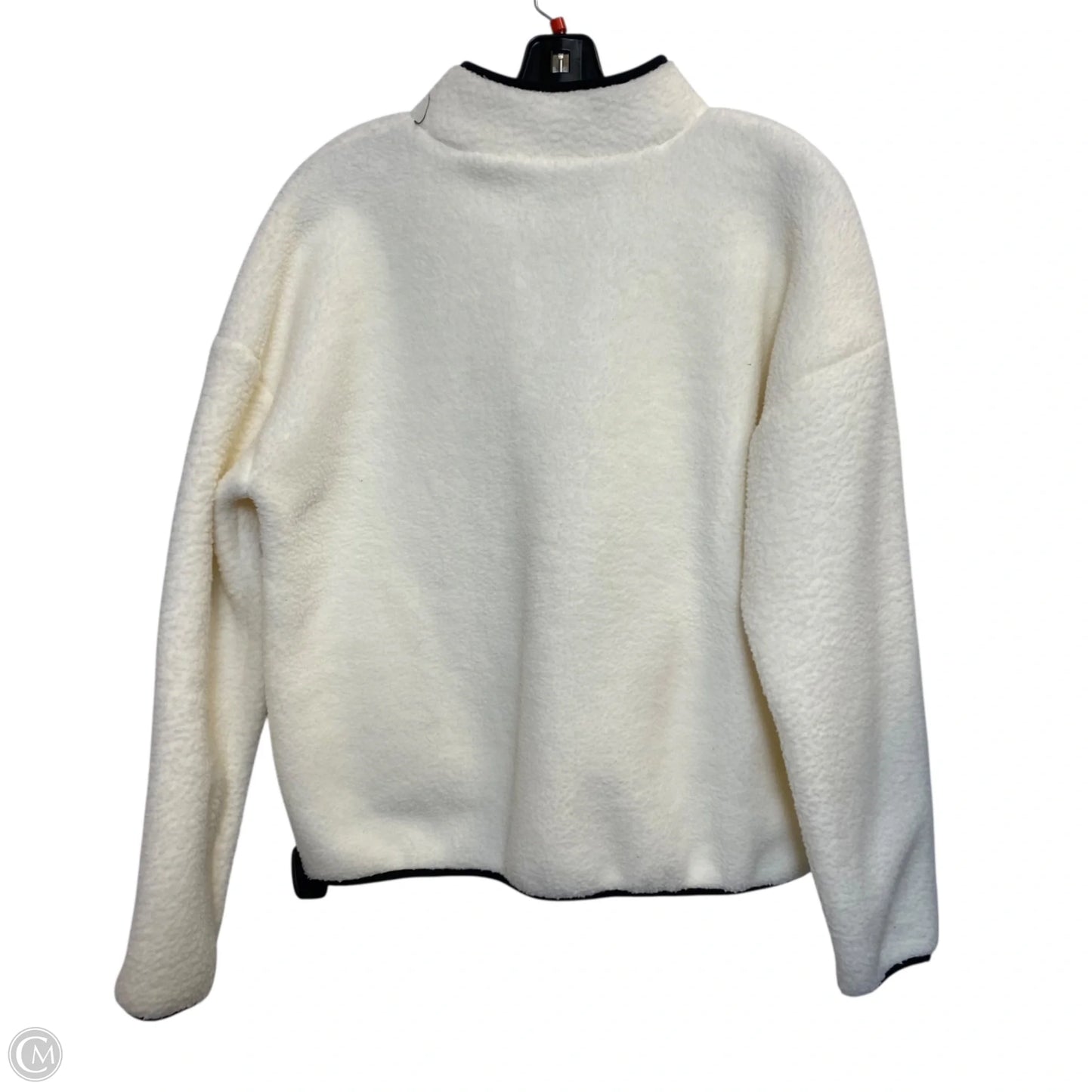 Jacket Faux Fur & Sherpa By Wonderly In Cream, Size: M