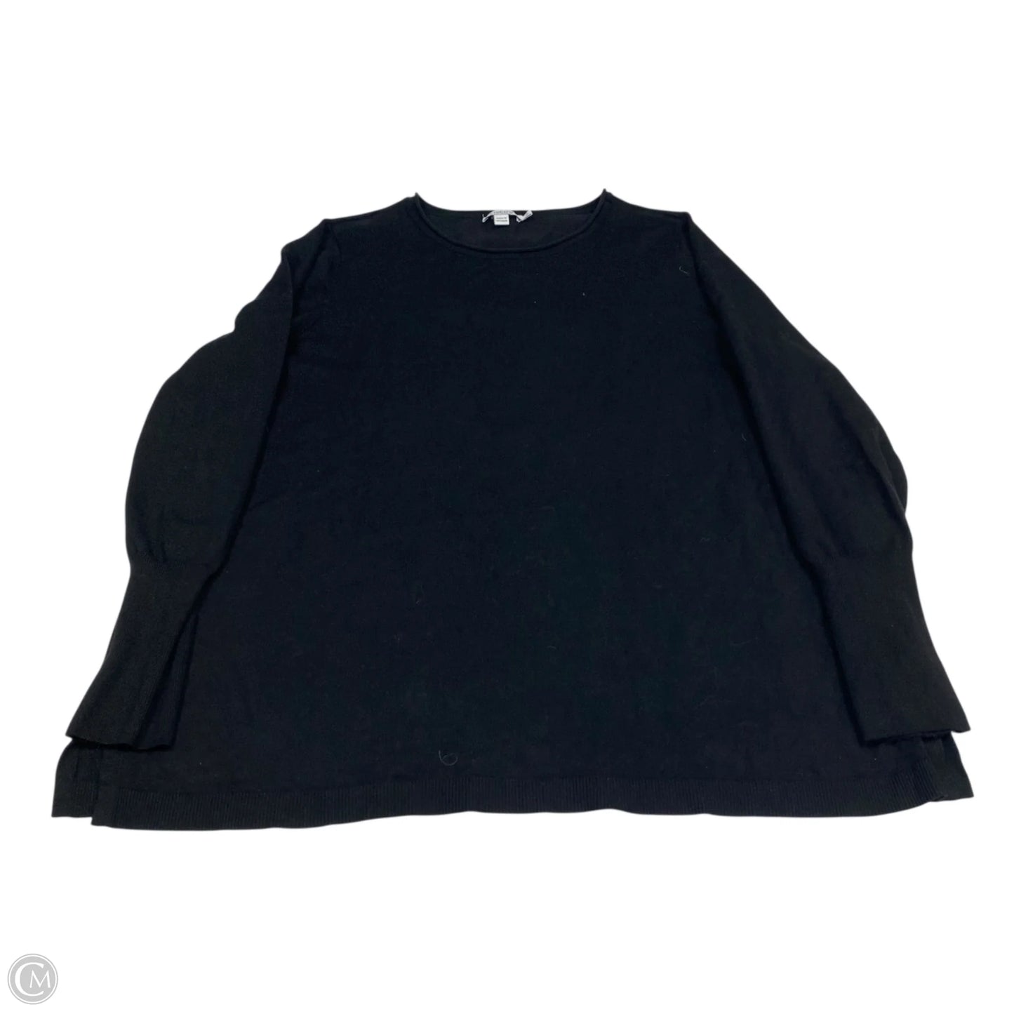Top Long Sleeve By Chicos In Black, Size: Xl