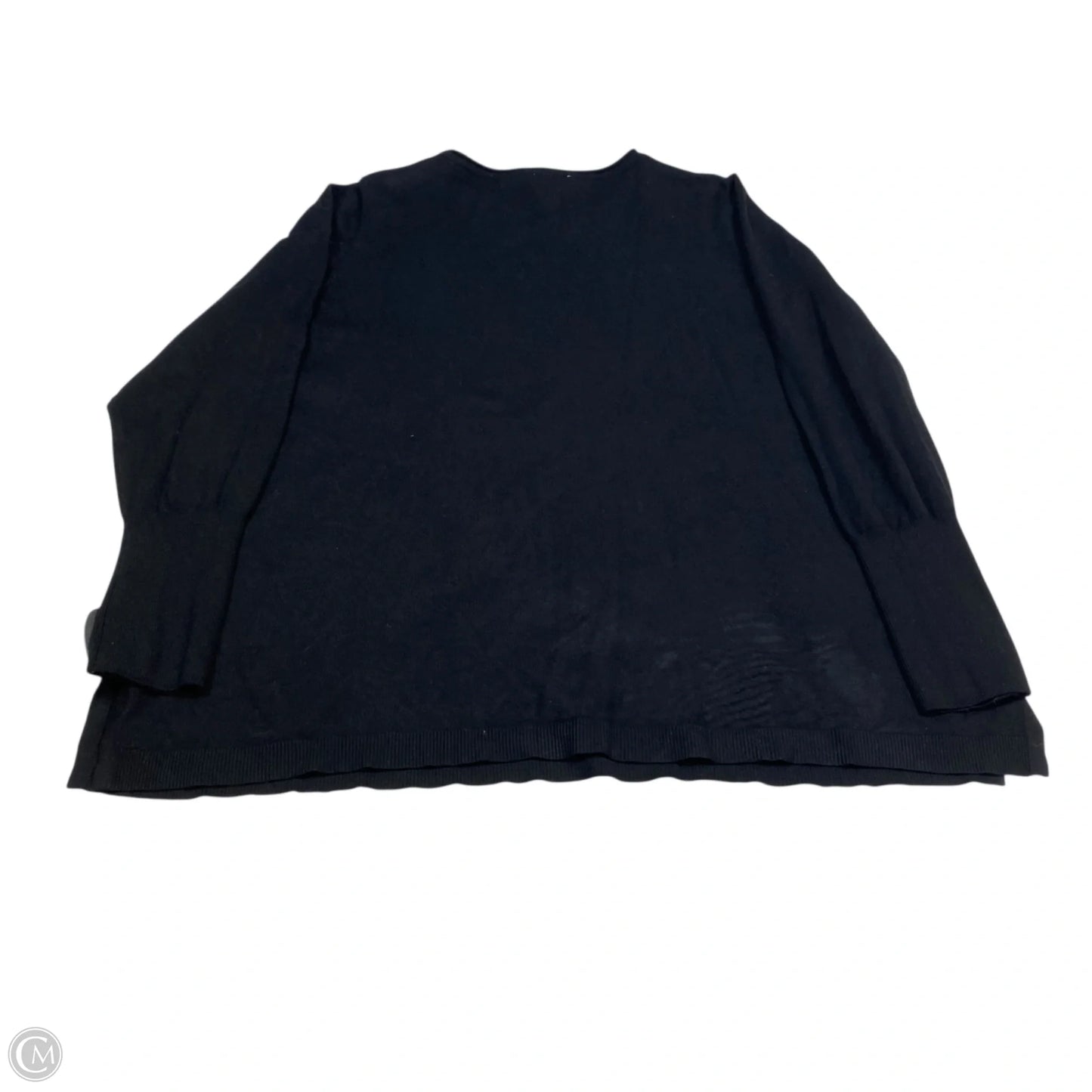 Top Long Sleeve By Chicos In Black, Size: Xl