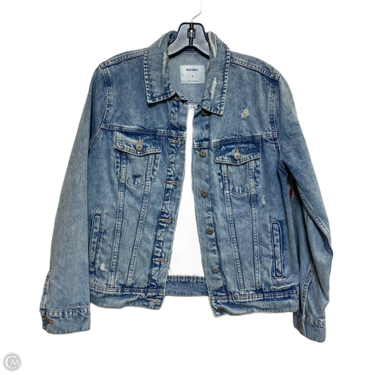 Jacket Denim By Old Navy In Blue Denim, Size: M
