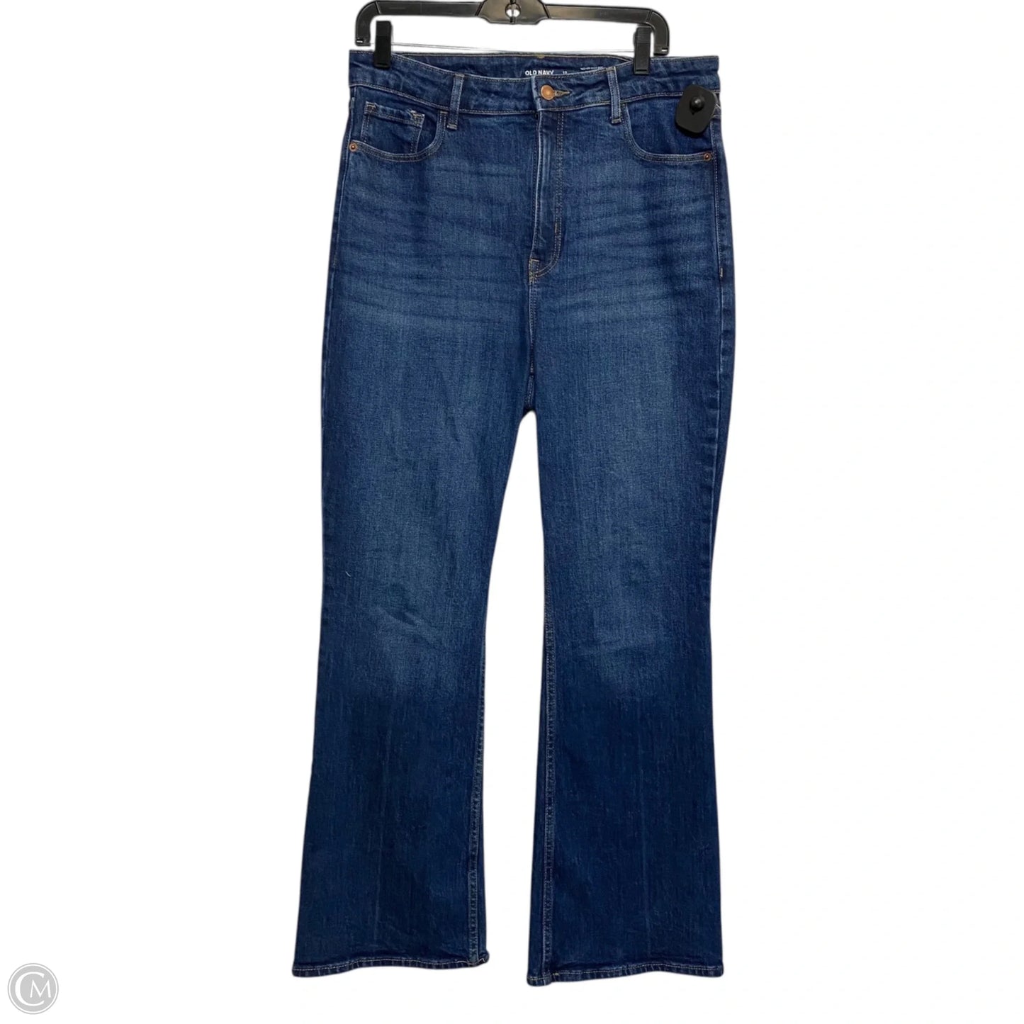 Jeans Flared By Old Navy In Blue Denim, Size: 12