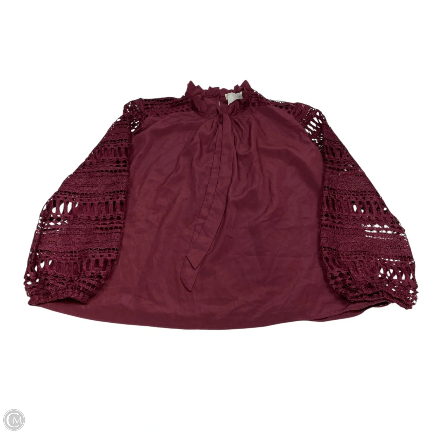Top Long Sleeve By Shannon Ford New York In Red, Size: Xl