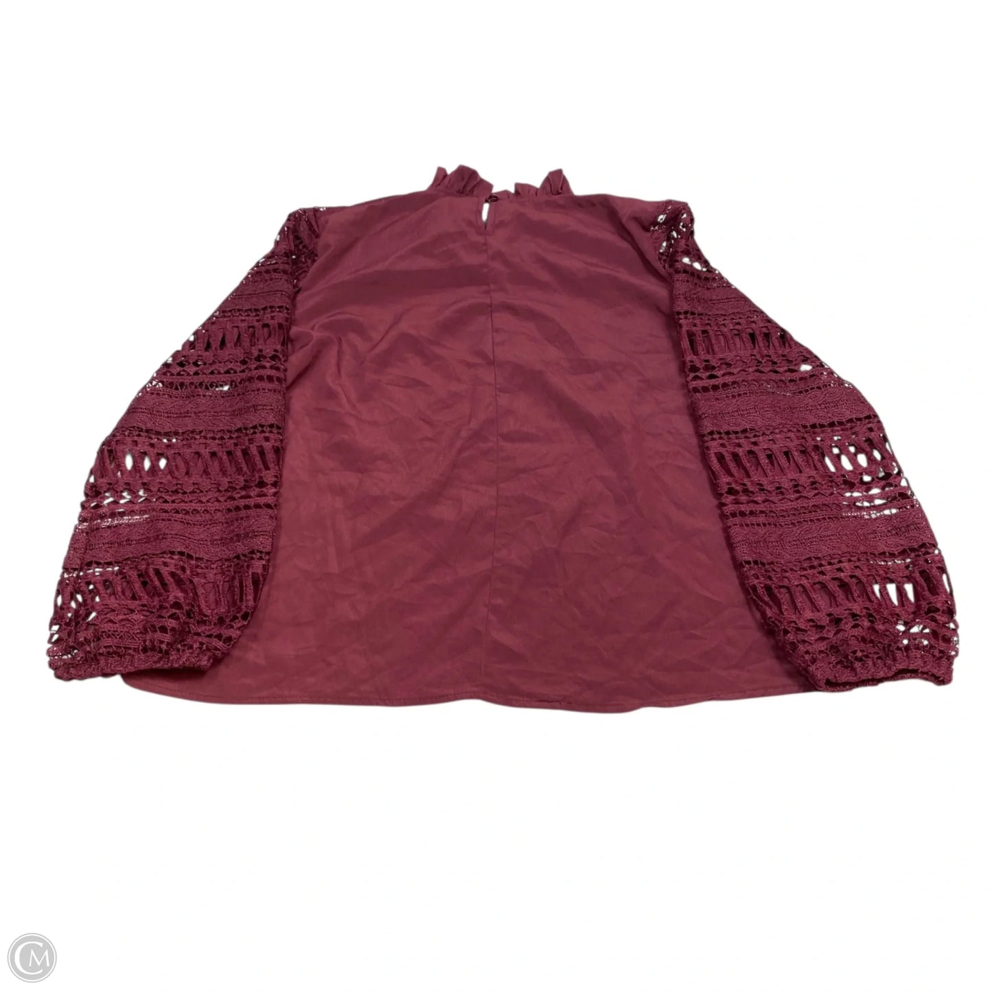 Top Long Sleeve By Shannon Ford New York In Red, Size: Xl