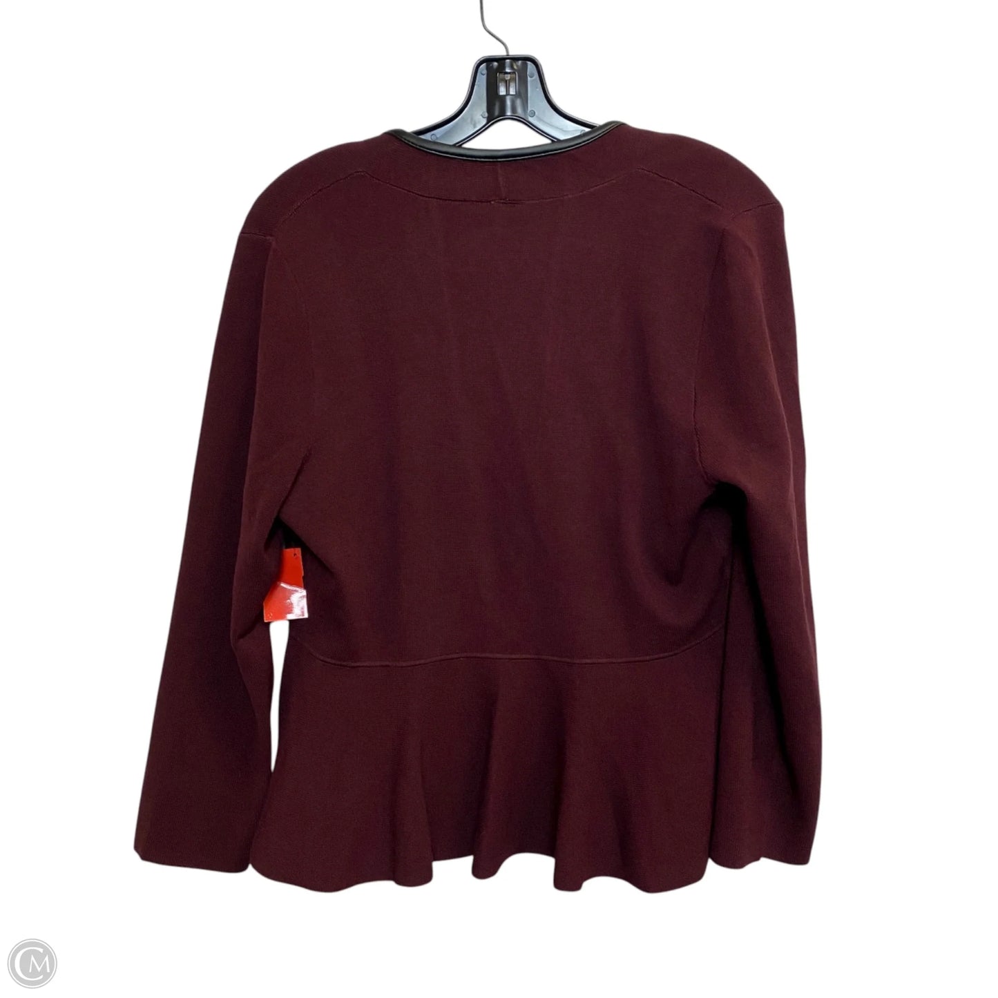 Cardigan By Ann Taylor In Red, Size: L