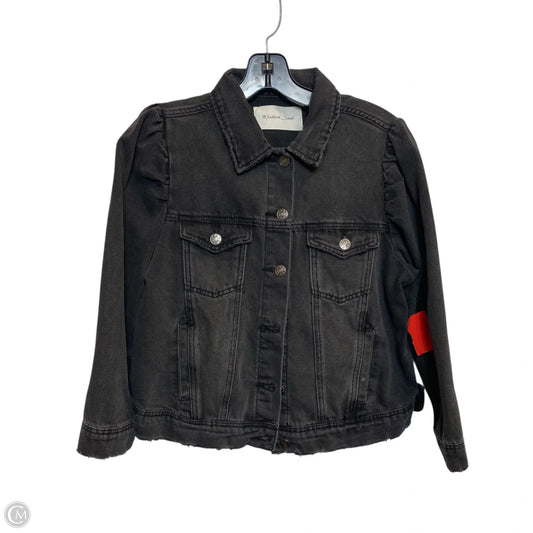 Jacket Denim By Mustard Seed In Grey Denim, Size: S