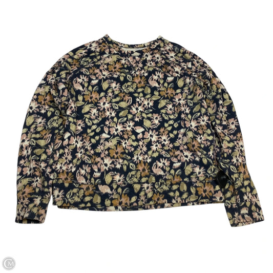 Top Long Sleeve By Sonoma In Grey & Tan, Size: M