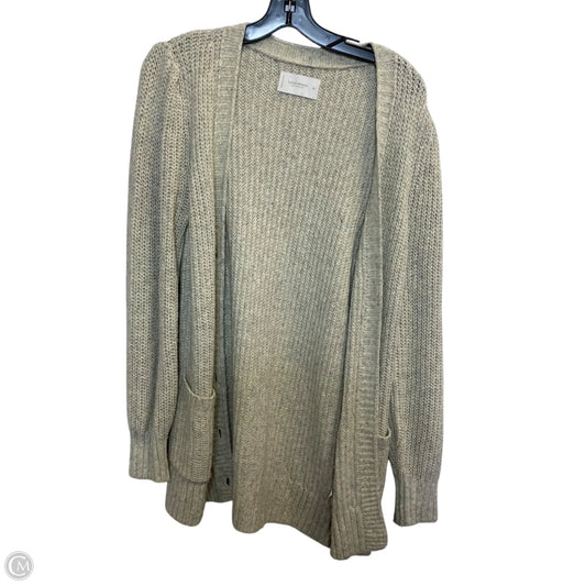 Sweater Cardigan By Lucky Brand In Green, Size: Xs