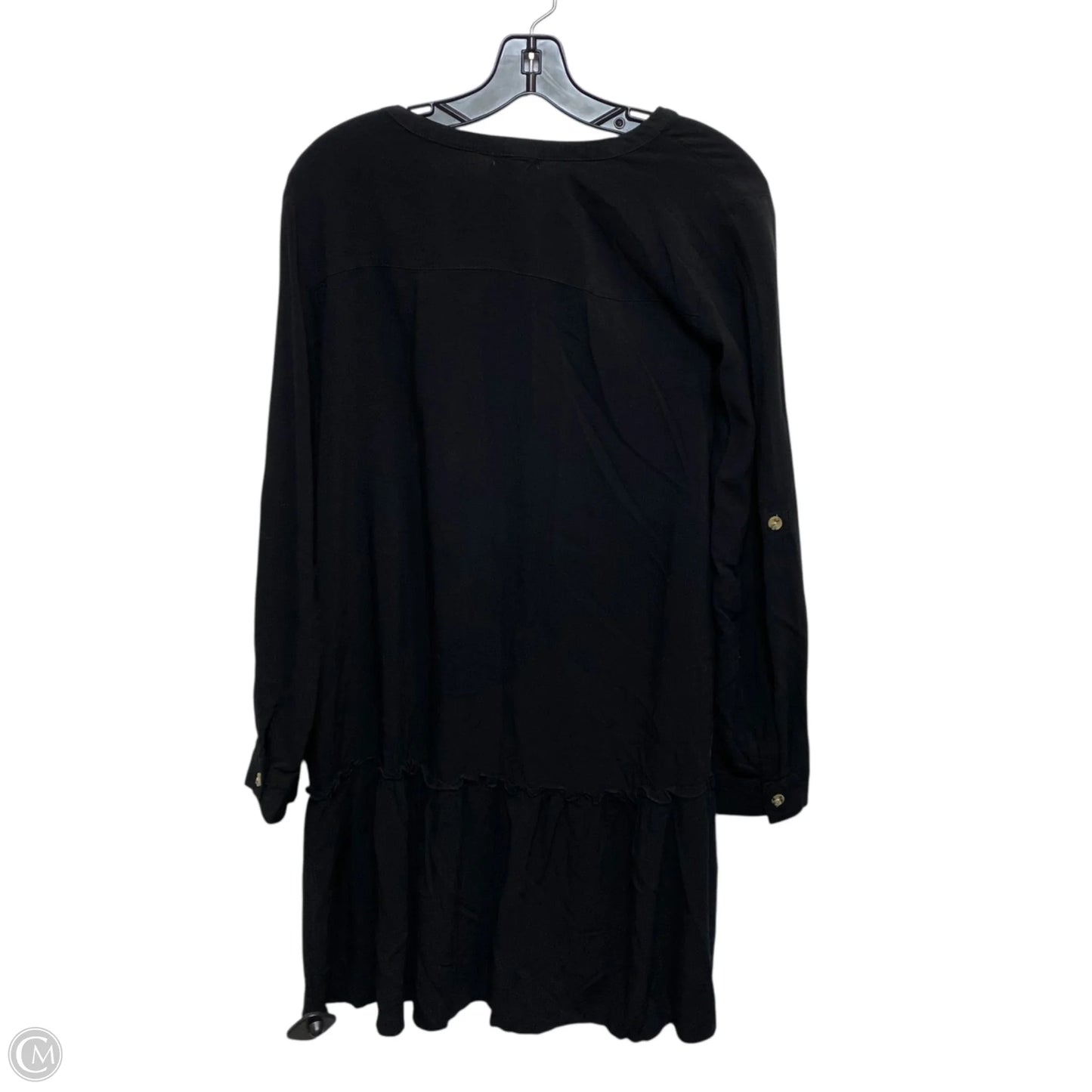 Tunic Long Sleeve By Eyeshadow In Black, Size: Xl