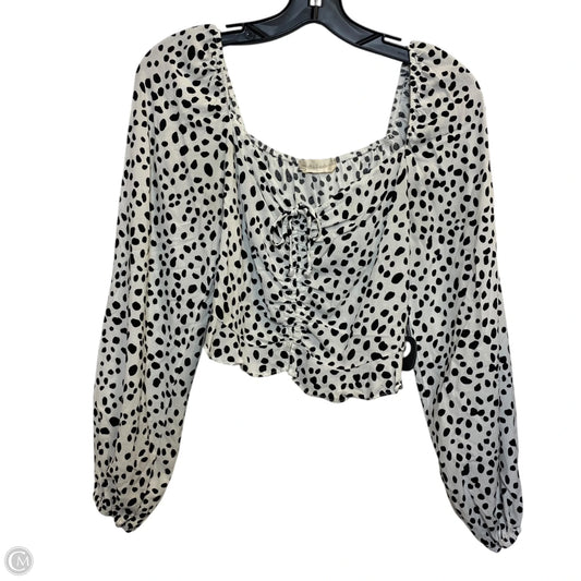 Top Long Sleeve By Altard State In White, Size: S