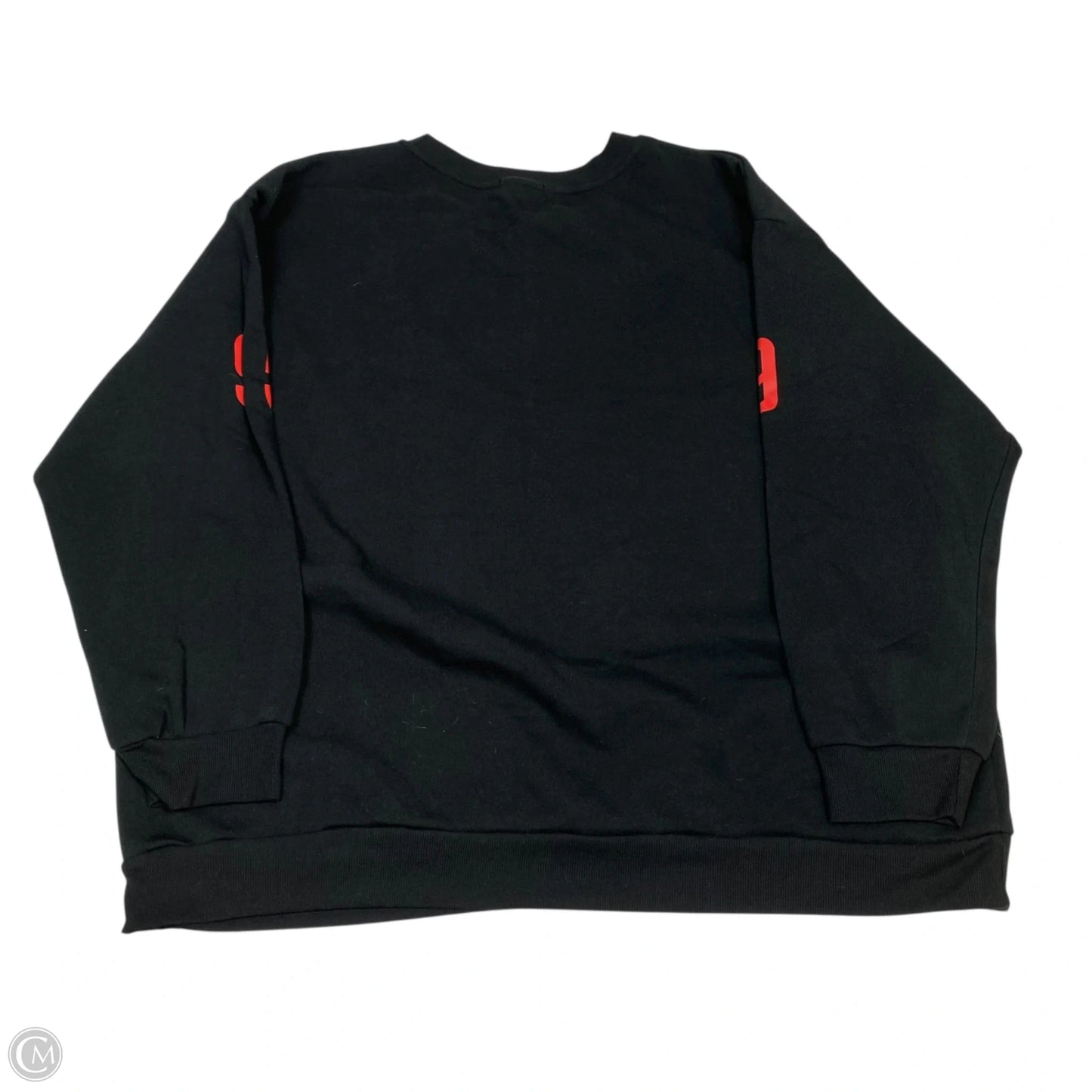 Sweatshirt Crewneck By Fashion Nova In Black, Size: 3x