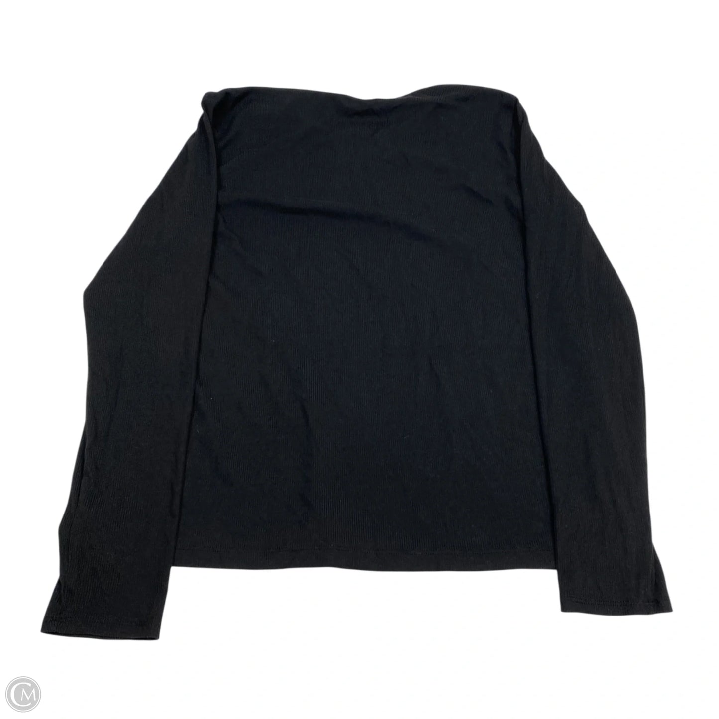 Top Long Sleeve Basic By Nine West Apparel In Black, Size: L