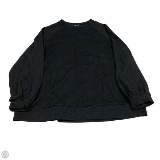 Top Long Sleeve Basic By Cmf In Black, Size: L