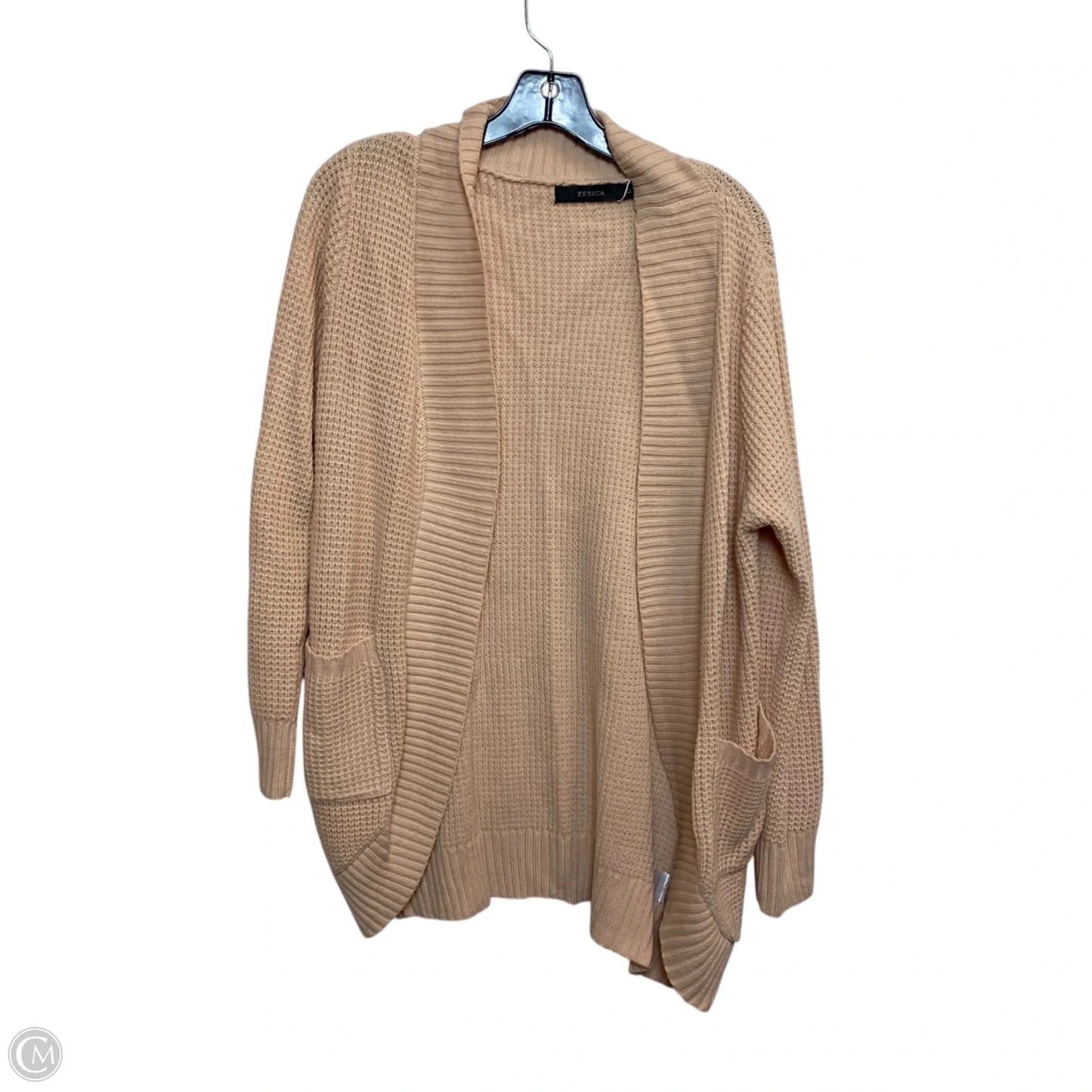 Sweater Cardigan By Zesica In Pink, Size: L