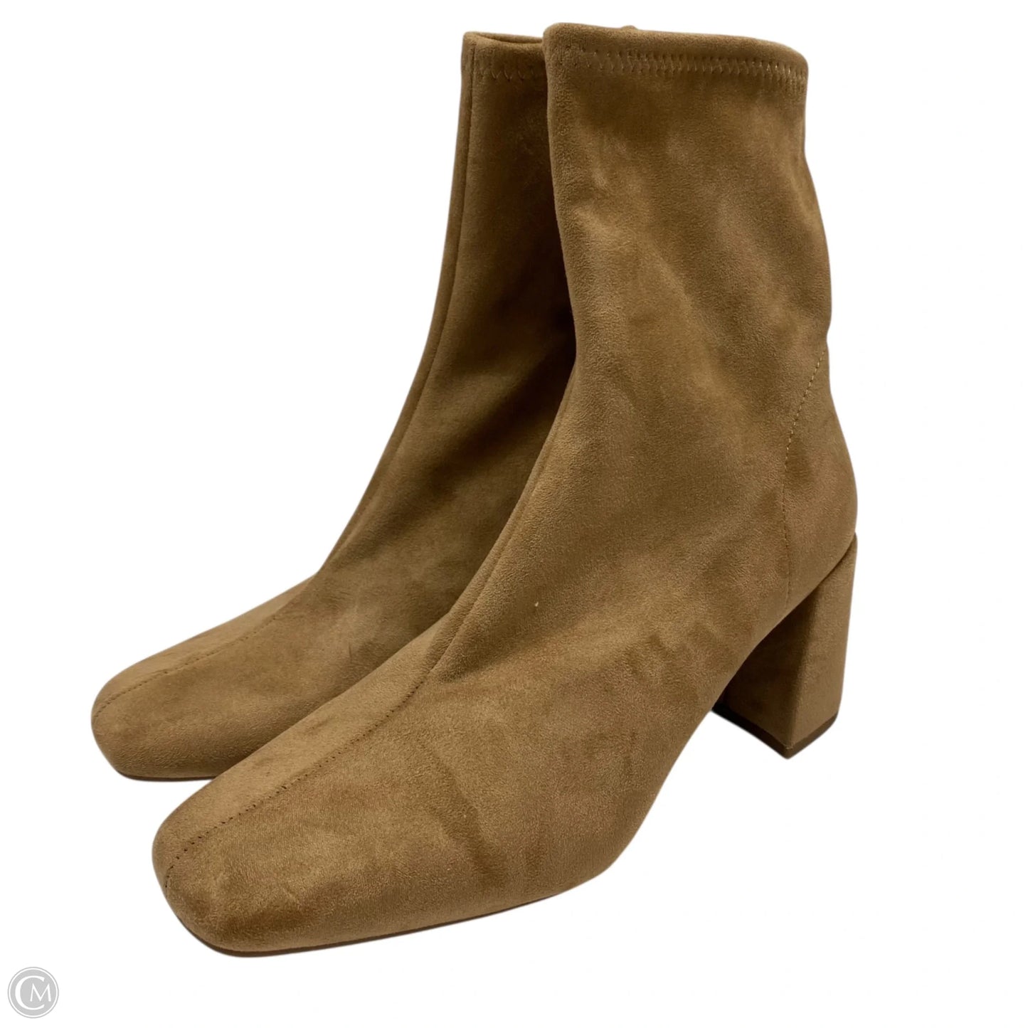 Boots Ankle Heels By A New Day In Tan, Size: 8