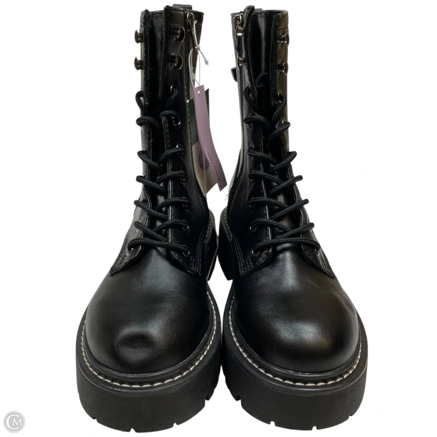Boots Combat By Wild Fable In Black, Size: 6.5