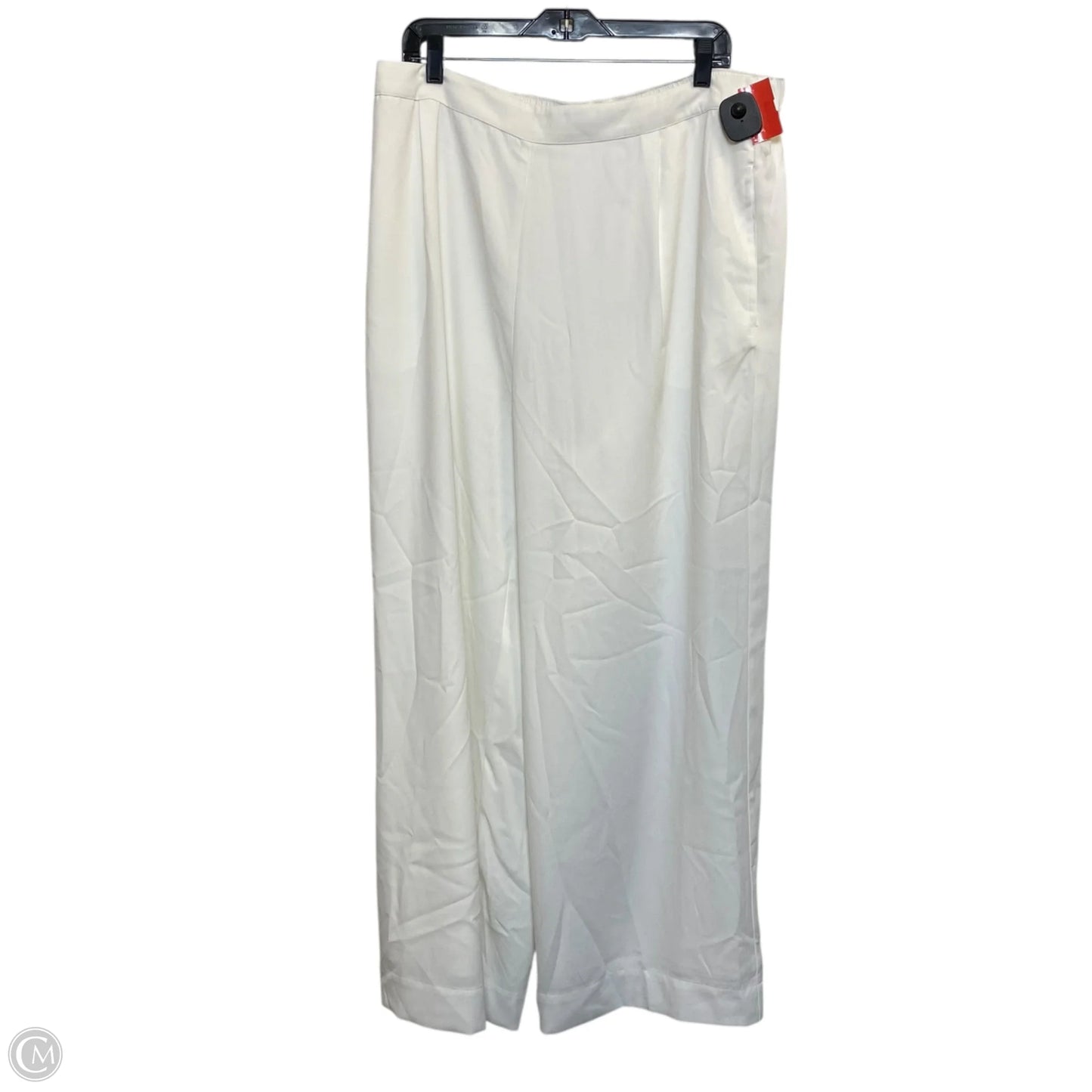 Pants Wide Leg By The Drop In White, Size: Xxl