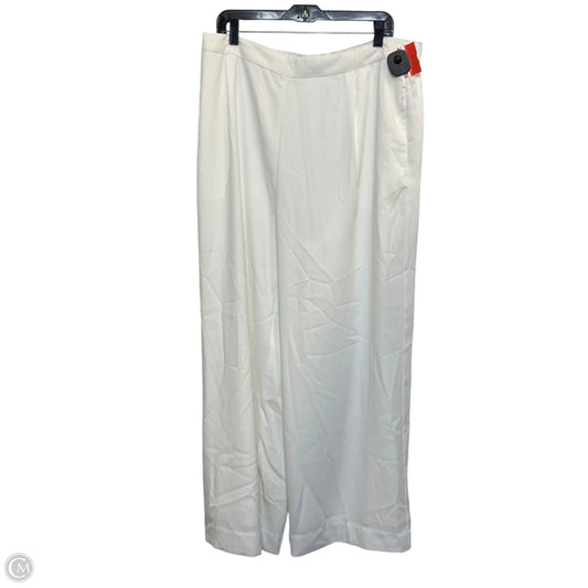 Pants Wide Leg By The Drop In White, Size: Xxl