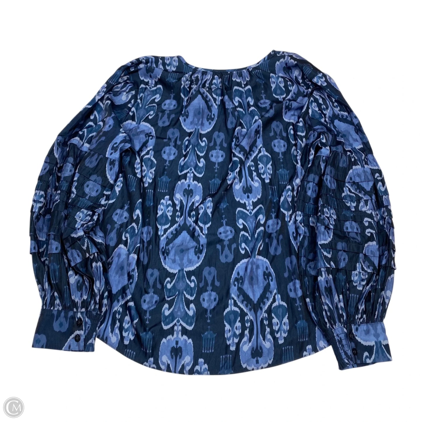 Top Long Sleeve By Chicos In Blue, Size: Xl